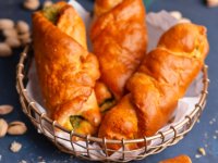 BEZGLUTENOWY Rogalik z Pistacją 120g